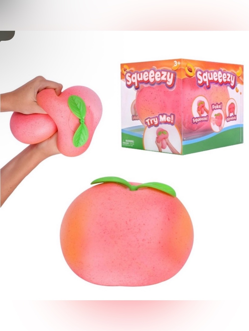 TOYmendous!- Squeeezy Peach (NIB)